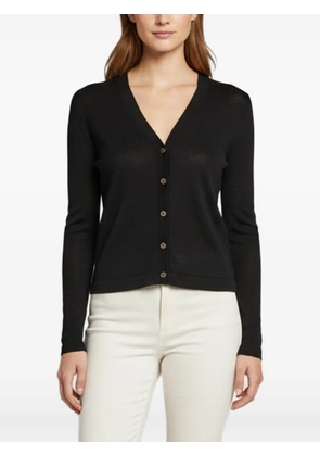 Miu Miu Pre-Owned button-down long-sleeved cardigan - Black