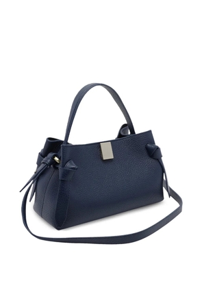 Yuzefi Gyoza knot-detail clutch bag - Blue