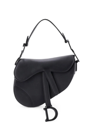 Christian Dior Pre-Owned Ultra Matte Saddle Handbag Leather Mini shoulder bag - Black