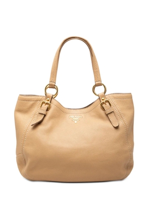 Prada Pre-Owned 2000-2026 Vitello Daino tote bag - Neutrals