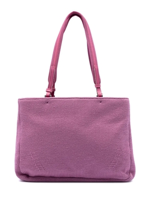 Prada Pre-Owned 2000-2013 Knitted Wool tote bag - Pink