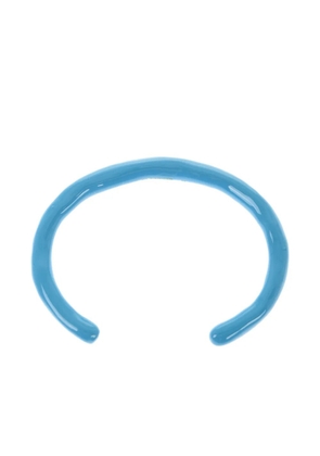 Jil Sander sculpted bangle - Blue