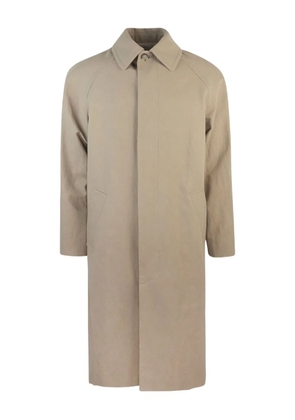 A.P.C. concealed-fastening trench coat - Neutrals
