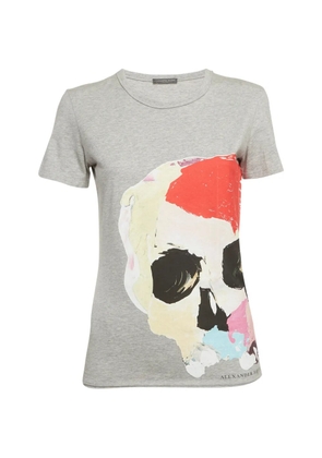 Alexander McQueen Pre-Owned graphic-print T-shirt - Grey