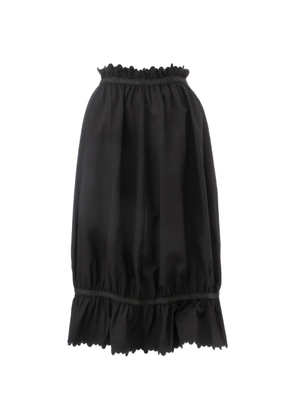 ALAINPAUL ruffled gathered skirt - Black