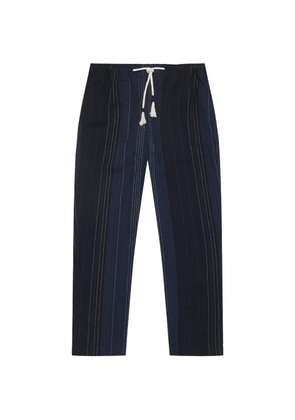 Orlebar Brown Sonoran Velo stripe-pattern trousers - Blue