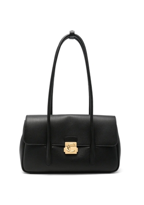 Coccinelle large C-Me Lock shoulder bag - Black