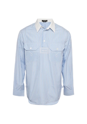 Versace Pre-Owned College striped shirt - Blue