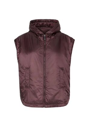 Max Mara hooded gilet - Purple