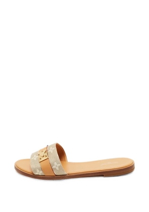 Louis Vuitton Pre-Owned Lock It S-lock sandals - Neutrals