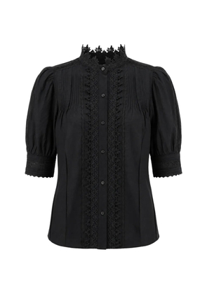 Vanessa Bruno lace-trims blouse - Black