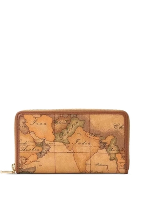 ALVIERO MARTINI 1° CLASSE large Geo Classic wallet - Brown