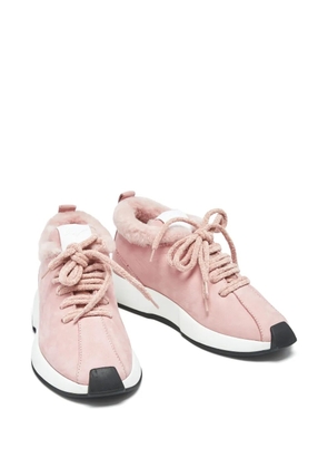 Giuseppe Zanotti Vintage Ferox wedge lace-up sneakers - Pink