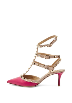Valentino Garavani Pre-Owned Rockstud caged pumps - Neutrals