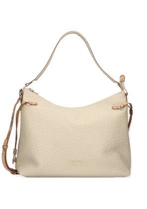 ALVIERO MARTINI 1° CLASSE woven-effect shoulder bag - Neutrals