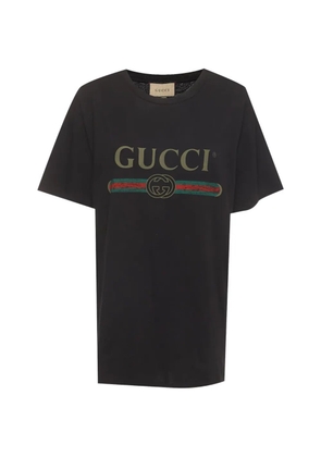 Gucci Pre-Owned logo-print short-sleeve T-shirt - Black