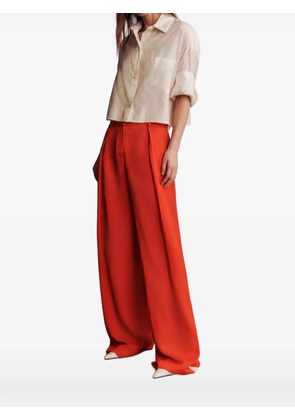 TWP striped cropped shirt - Neutrals