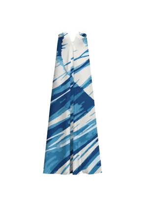 DIARRABLU Jwana abstract-print rope-strap maxi dress - Blue