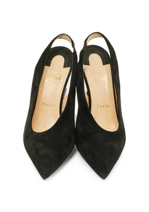 Christian Louboutin Pre-Owned Rivafish asymmetric slingback pumps - Black