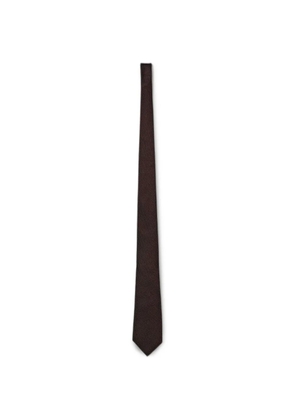 Zegna polka-dot silk tie - Red
