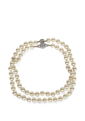 Vivienne Westwood Graziella pearl choker - Silver
