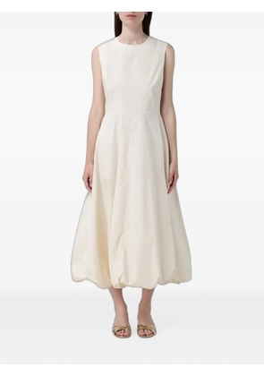 MeimeiJ sleeveless balloon-hem cotton midi dress - Neutrals