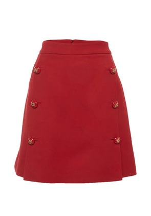 Dolce & Gabbana Pre-Owned button-detail mini skirt - Red