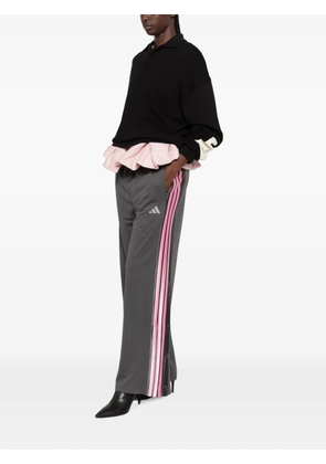 adidas side-stripe track pants - Grey