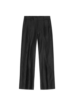 NN07 Kay pressed-crease trousers - Black