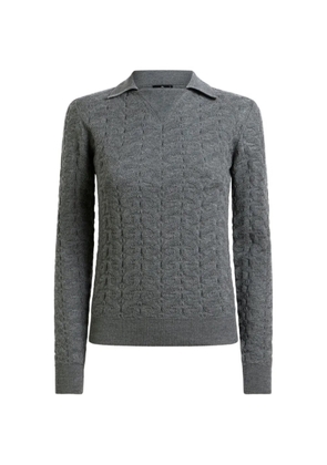 ETRO cable-knit sweater - Grey
