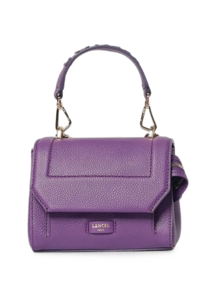 Lancel Ninon grained leather shoulder bag - Purple