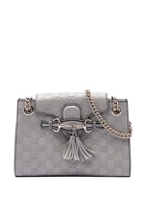 Gucci Pre-Owned 2016-2026 Small Guccissima Emily shoulder bag - Grey