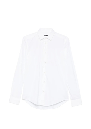 Brian Dales long-sleeve classic-collar shirt - White