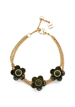 Fendi Pre-Owned Fiori Flowerland bracelet - Gold