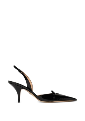 Ferragamo bow-detail patent-leather sandals - Black