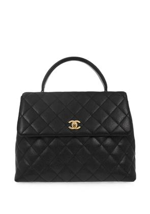 CHANEL Pre-Owned 2000 Kelly diamond-quilted handbag - Black