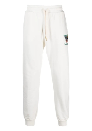 Casablanca Tennis Club cotton track pants - White