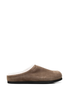 Common Projects suede mules - Brown