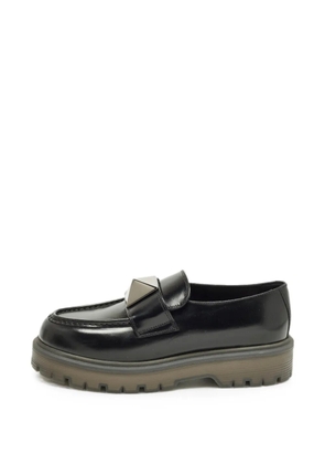Valentino Garavani Pre-Owned Rockstud leather loafers - Black