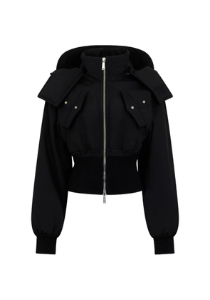 DSQUARED2 military chic mini down jacket - Black