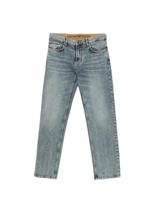 Emporio Armani faded-effect jeans - Blue