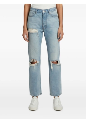 Balenciaga Pre-Owned distressed jeans - Blue