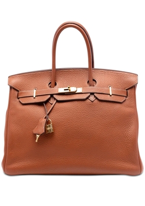 Hermès Pre-Owned 2005 Togo Birkin Retourne 35 handbag - Brown