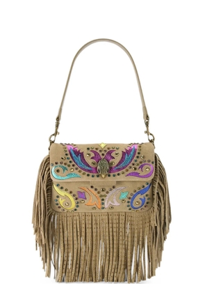 Kurt Geiger London Oxford fringe shoulder bag - Neutrals