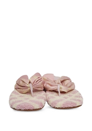 Burberry Pre-Owned Check open-toe sandals - Pink