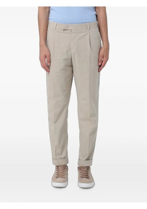 PT Torino pleated-detail chino trousers - Neutrals