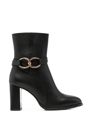 SERGIO MORETTI FIRENZE leather ankle boots - Black