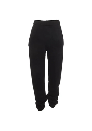The Attico high-waisted track pants - Black