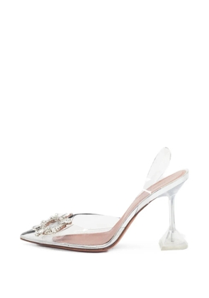 Amina Muaddi Begum slingback sandals - White