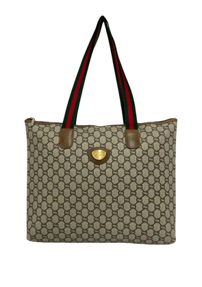 Gucci Pre-Owned 20th Century GG Supreme Plus Web tote bag - Neutrals